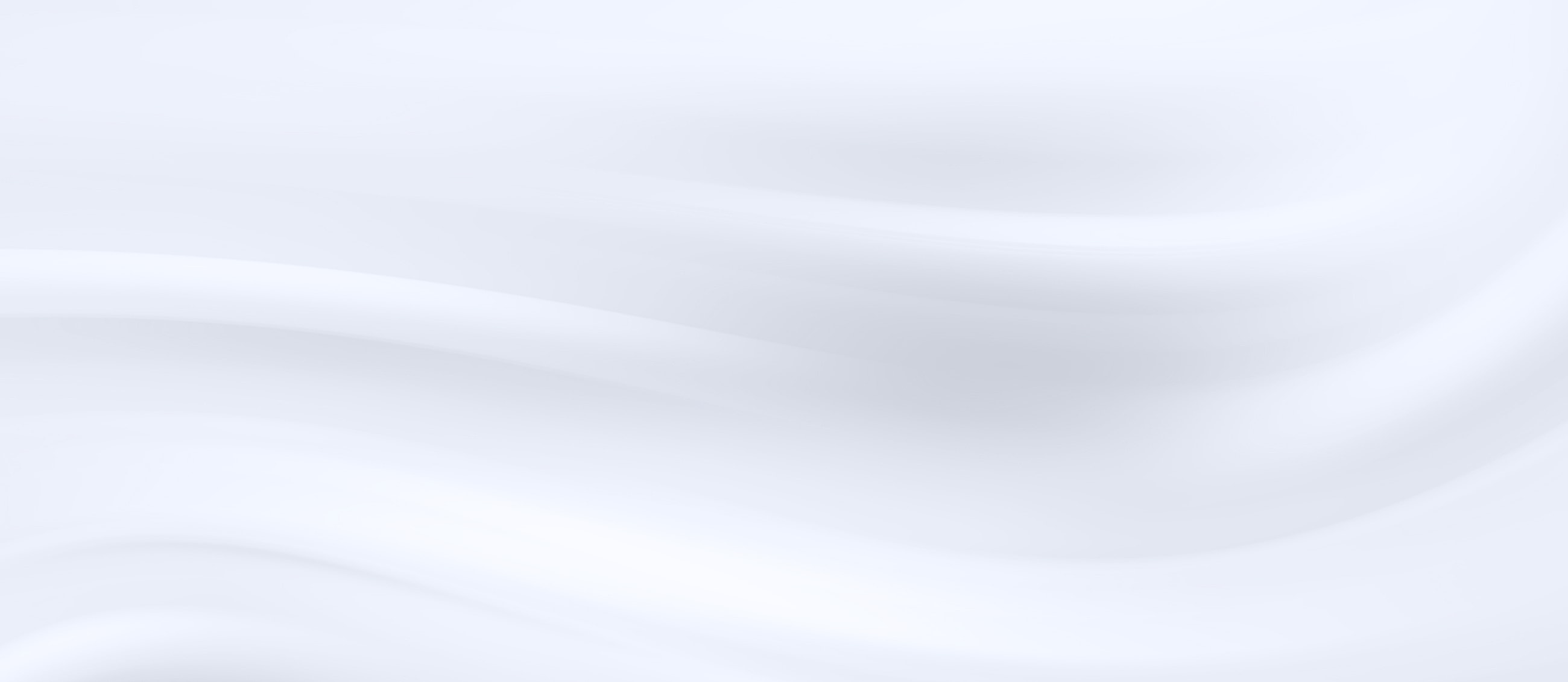 Soft, abstract white waves on a light background.