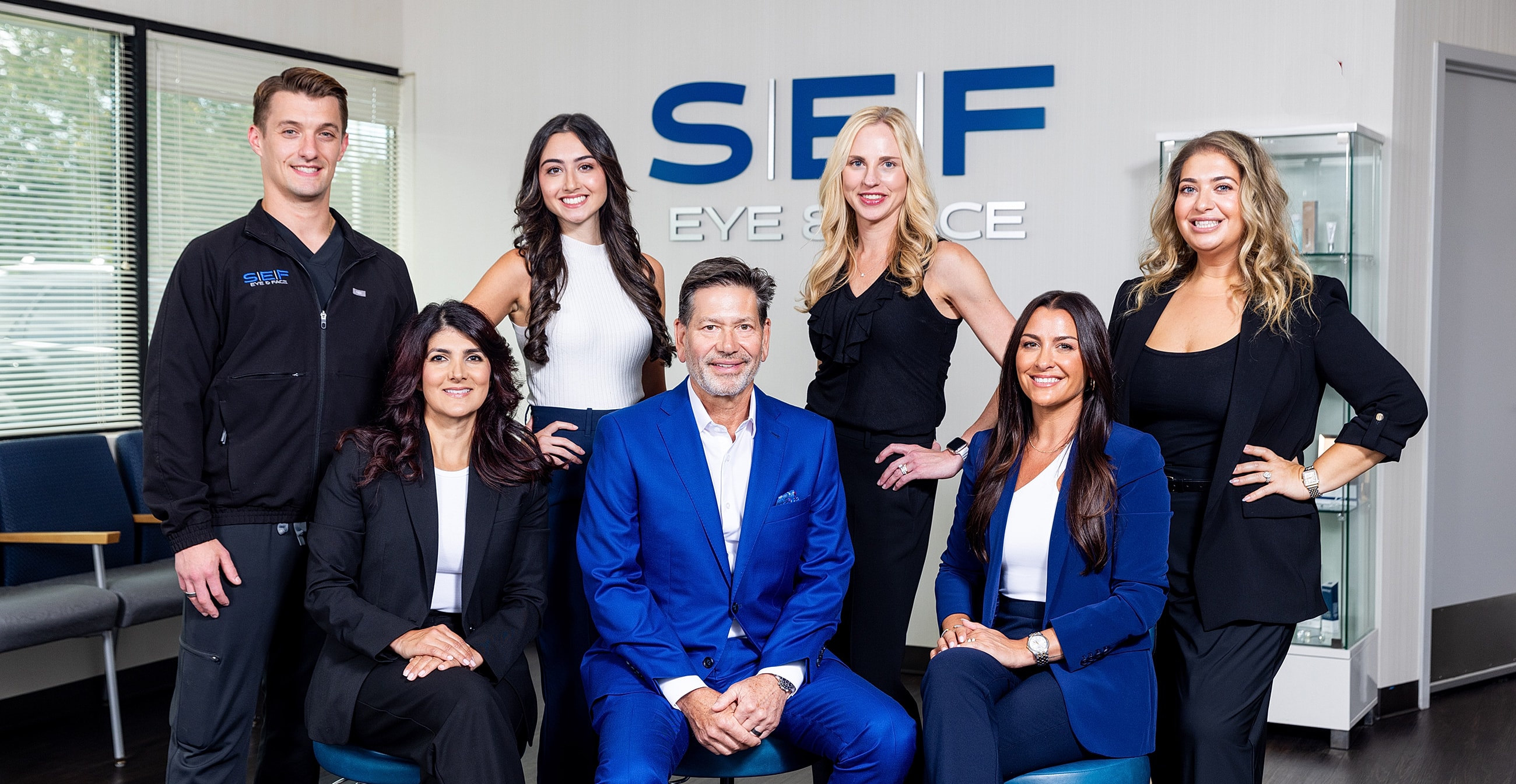 SEF Eye and Face team group photo.