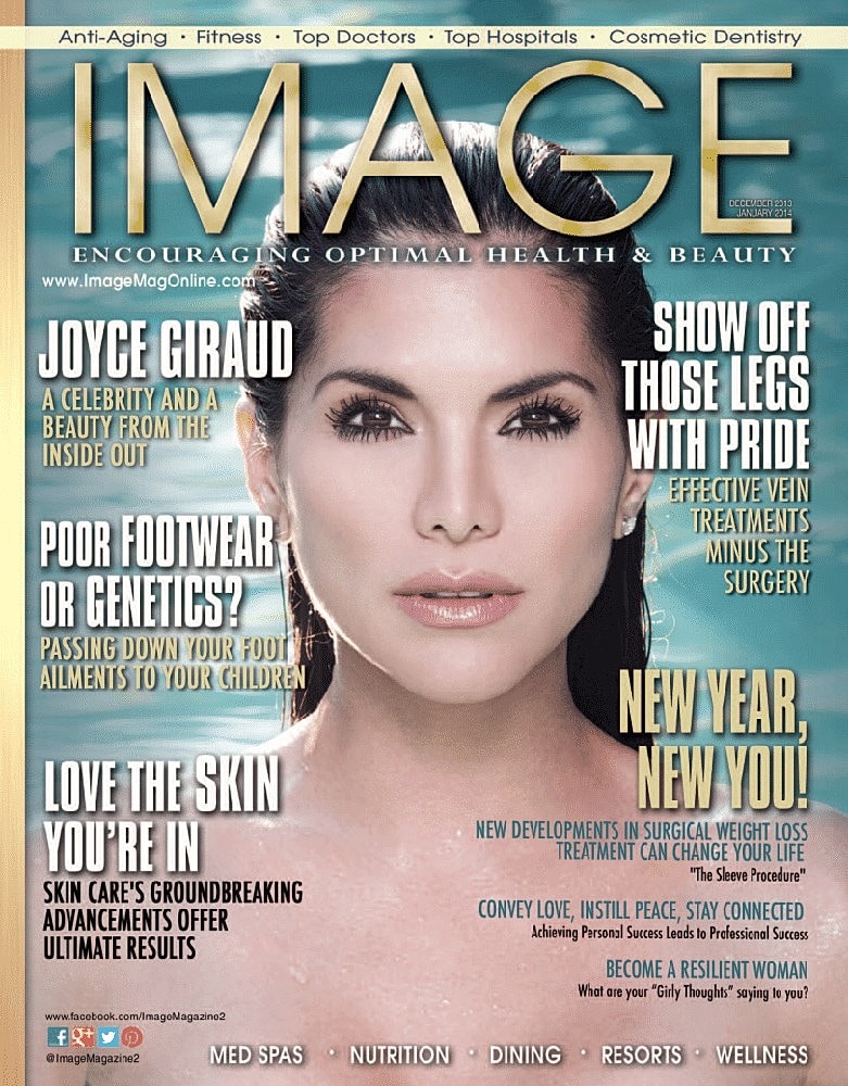 Magazine cover focused on health and beauty.