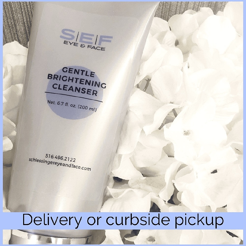 Gentle brightening cleanser with delivery options.
