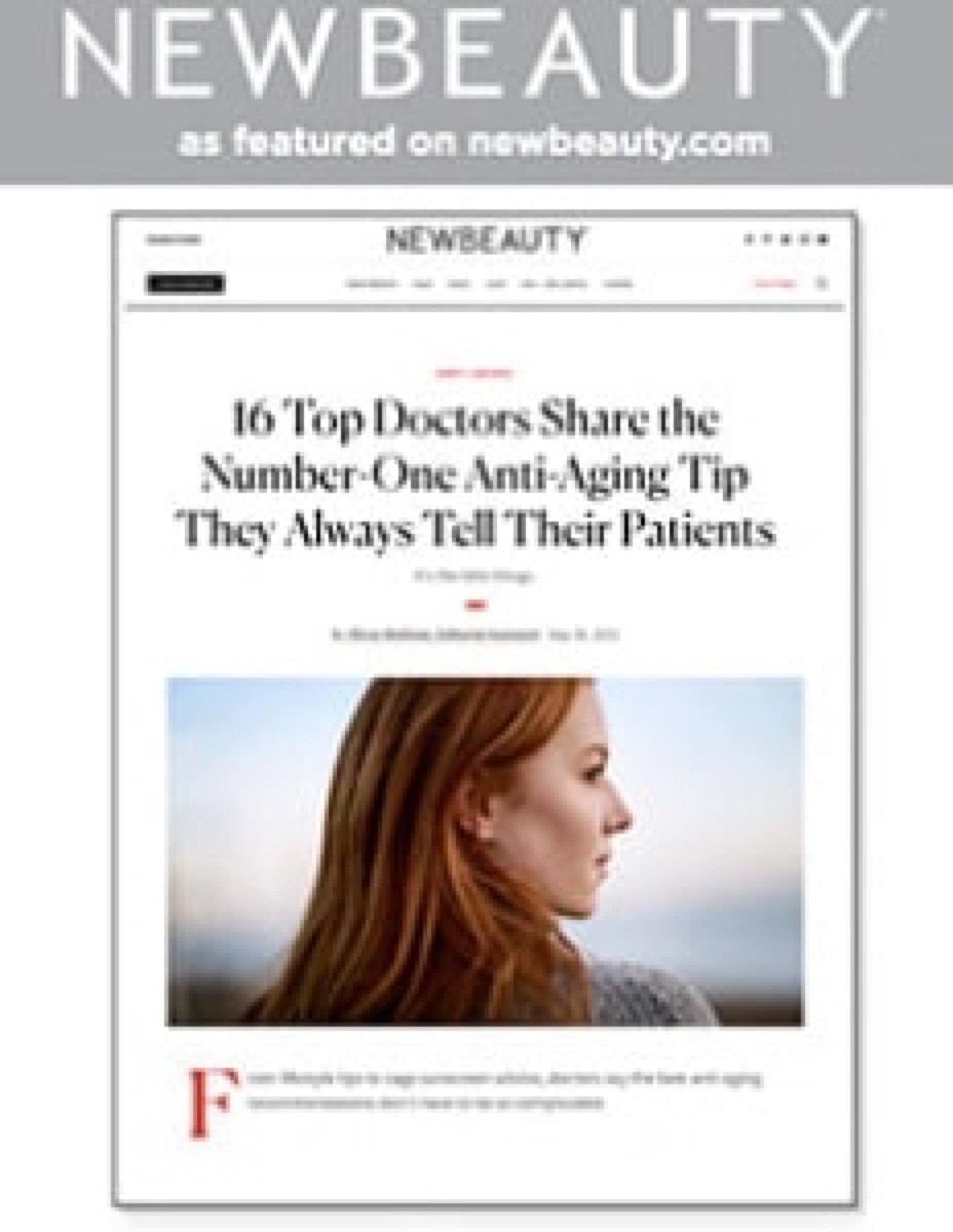 Article on anti-aging tips from top doctors