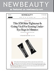 Under-eye skin tightener review article.