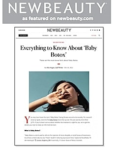 Article about Baby Botox from NewBeauty magazine.