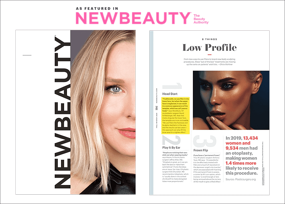 Article about beauty trends in New Beauty magazine.
