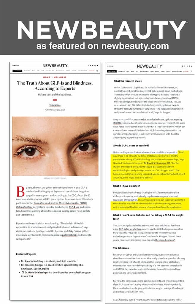 Article on GLP-1 medications and blindness risks