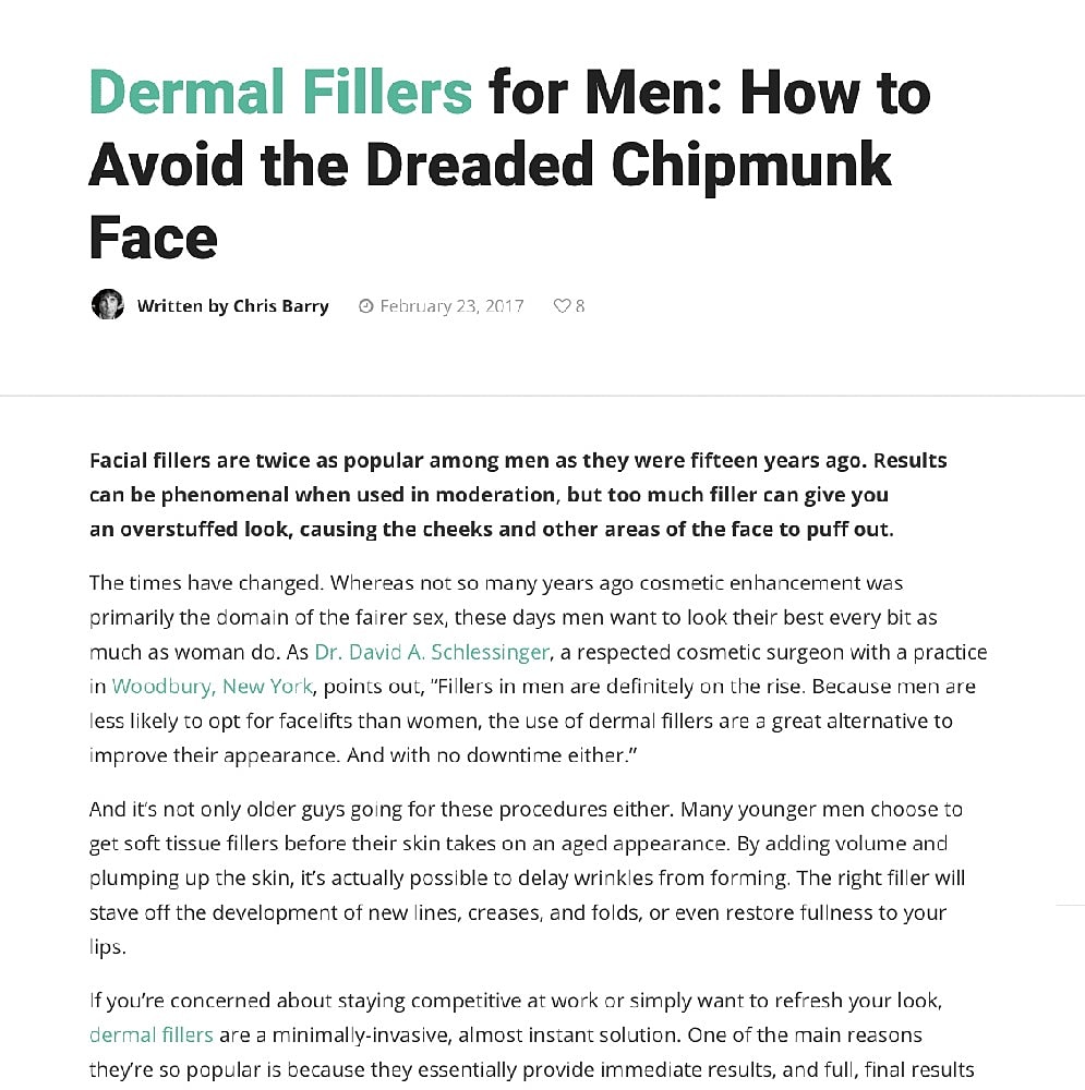 Dermal fillers for men guide and tips