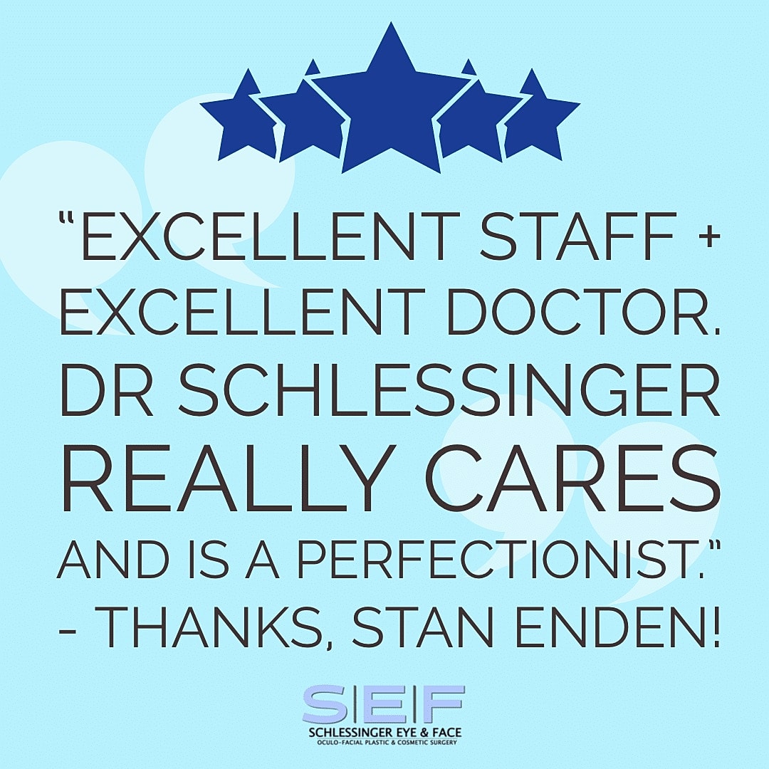 Schlessinger Eye & Face Testimonial