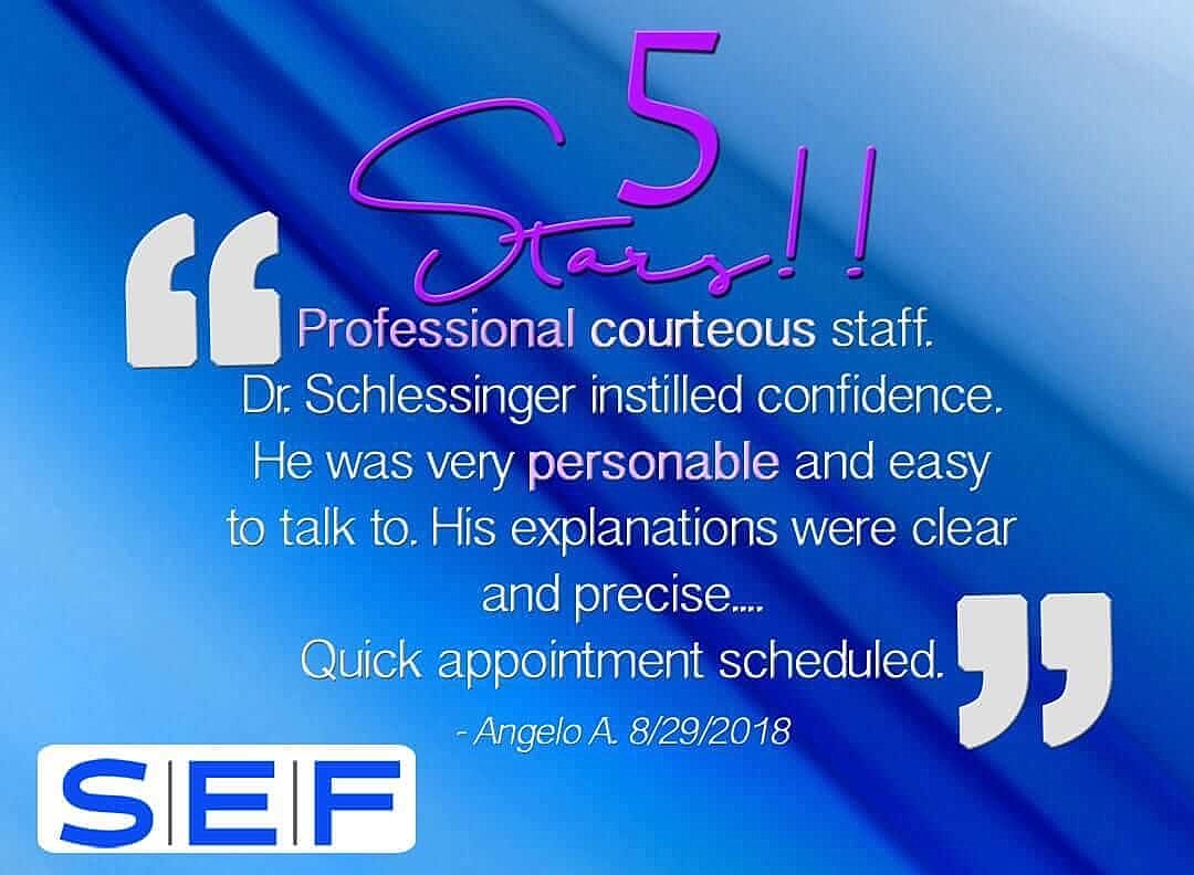 Schlessinger Eye & Face Testimonial