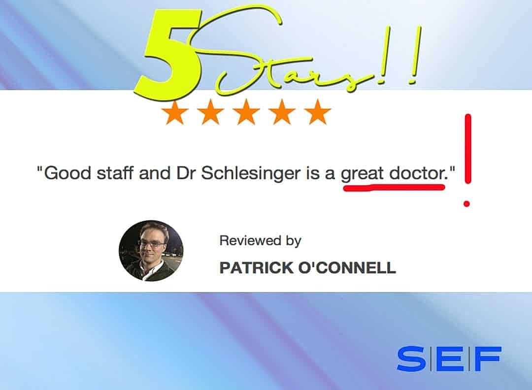 Schlessinger Eye & Face Testimonial