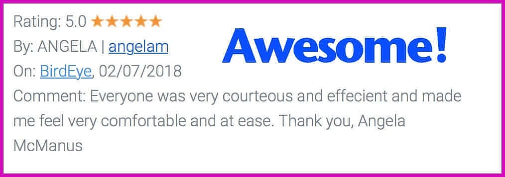 Schlessinger Eye & Face Testimonial