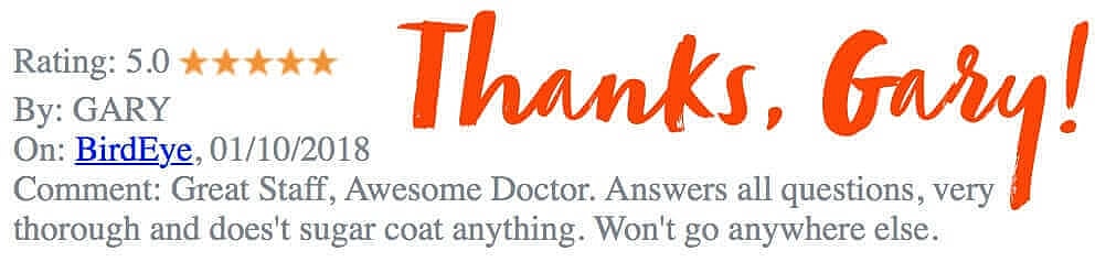 Schlessinger Eye & Face Testimonial