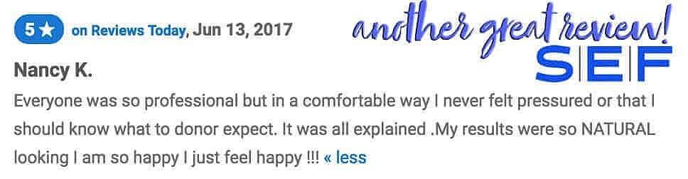 Schlessinger Eye & Face Testimonial