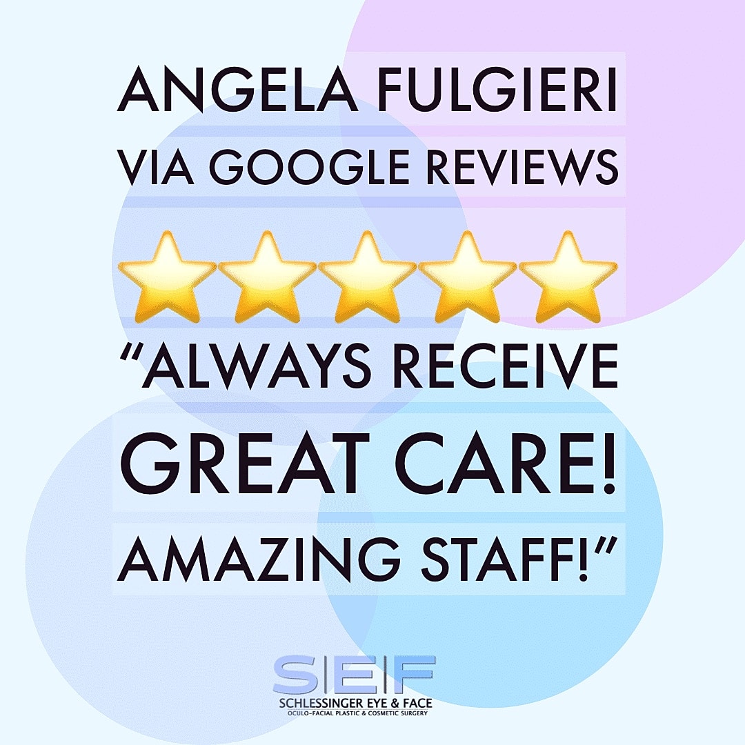 Schlessinger Eye & Face Testimonial