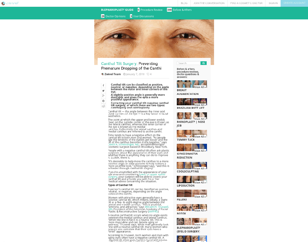 Schlessinger Eye & Face Article