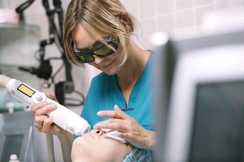 Laser skin resurfacing