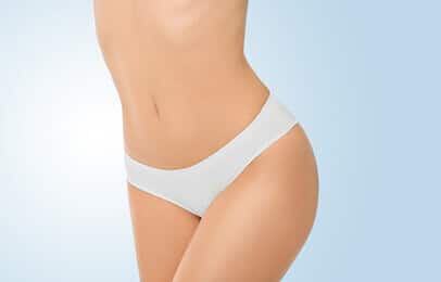 Woman hips and abs