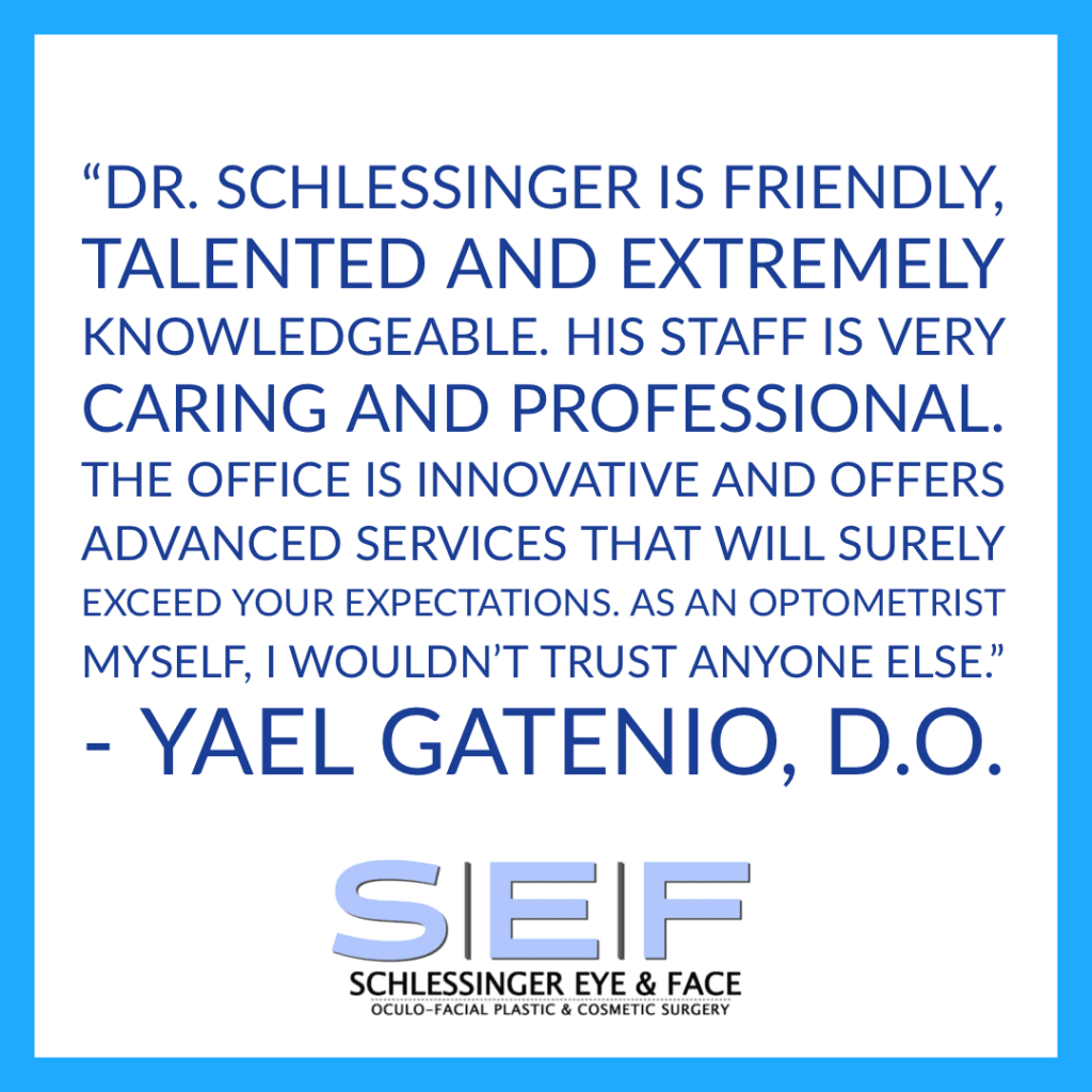 Schlessinger Eye & Face Testimonial