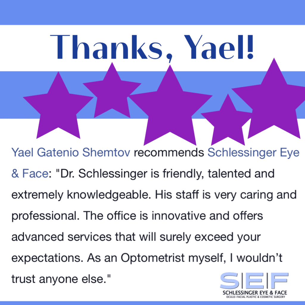 Schlessinger Eye & Face Testimonial