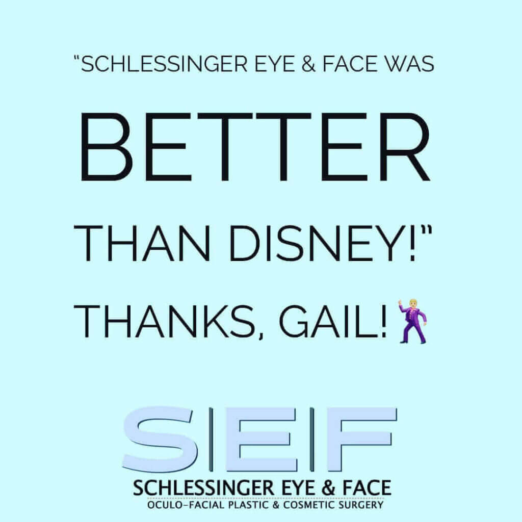 Schlessinger Eye & Face Testimonial