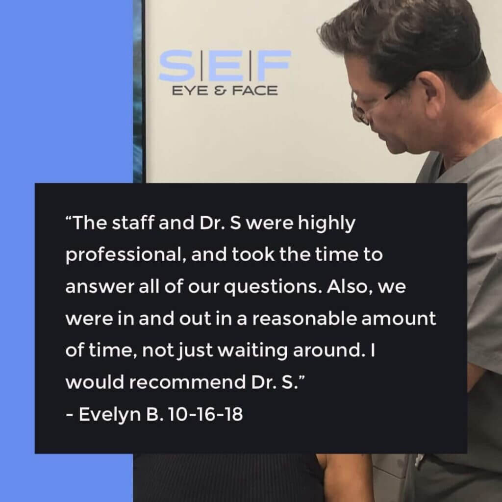 Schlessinger Eye & Face Testimonial