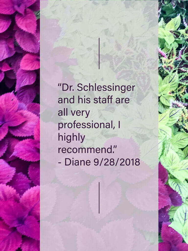 Schlessinger Eye & Face Testimonial